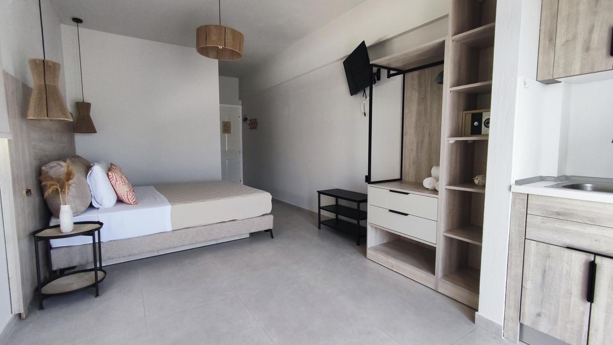 خْريسيا أموذيا Nostos Studios Golden Beach المظهر الخارجي الصورة