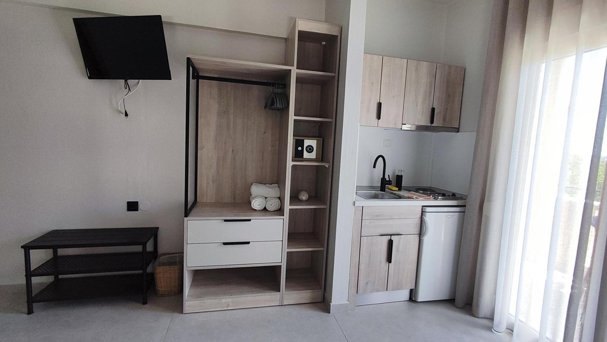 خْريسيا أموذيا Nostos Studios Golden Beach المظهر الخارجي الصورة
